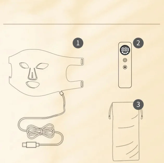 LED Silicone Beauty Mask